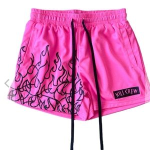 Kill crew Muay Thai flame shorts